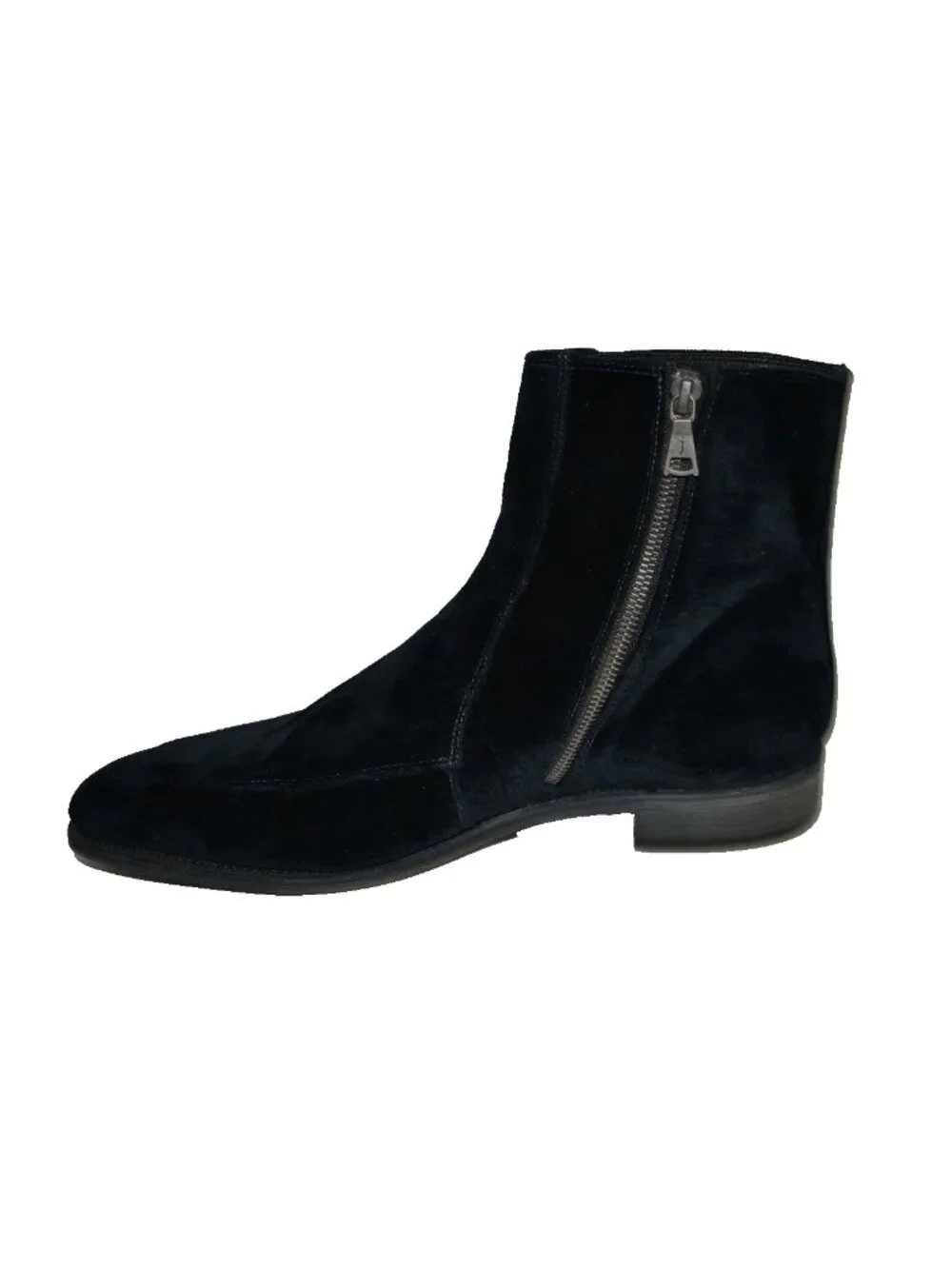 John Varvatos Amsterdam Apron Boot In Midnight Blue Size 13